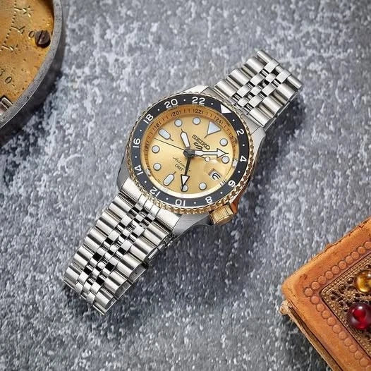 Seiko 5 Sports 70th Anniversary Limited Edition GMT Mens Watch SSK044K1