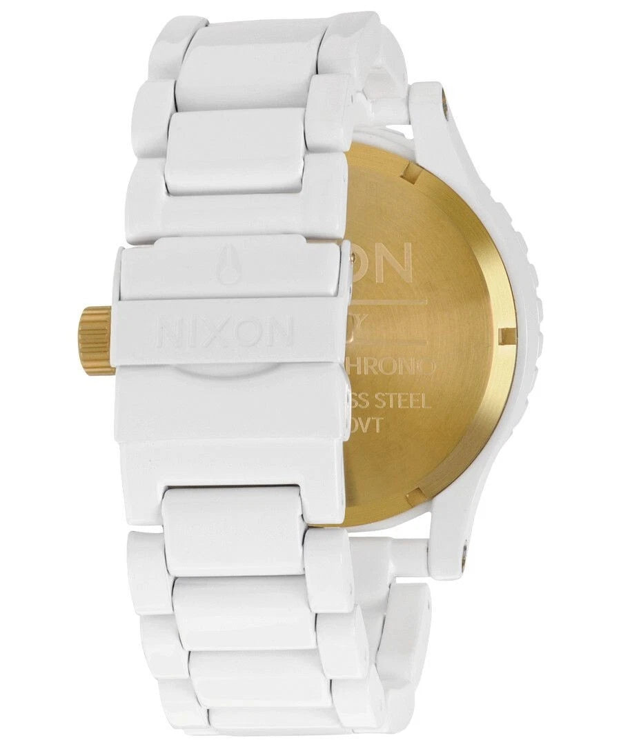Nixon 51-30 Chrono White Gold 51mm Men's Watch A083-1035