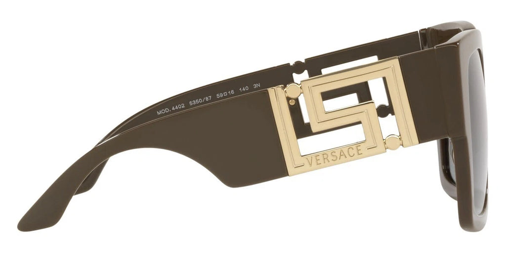 Genuine VERSACE Brown Green Oversized Womens Sunglasses VE 4402 535087