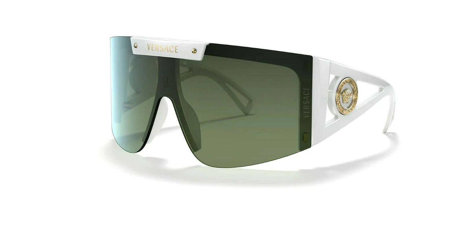 VERSACE Runway Medusa Icon Shield +3 Lens Sunglasses VE 4393 401/1W