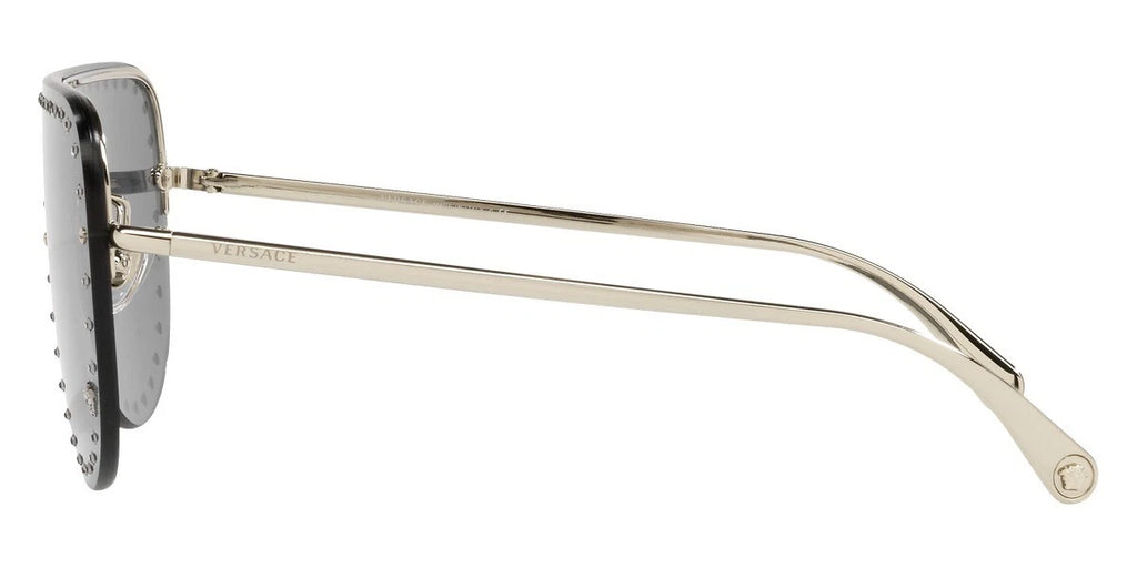 VERSACE Glam Medusa Dark Blue Pilot Women Sunglasses VE 2230B 125280