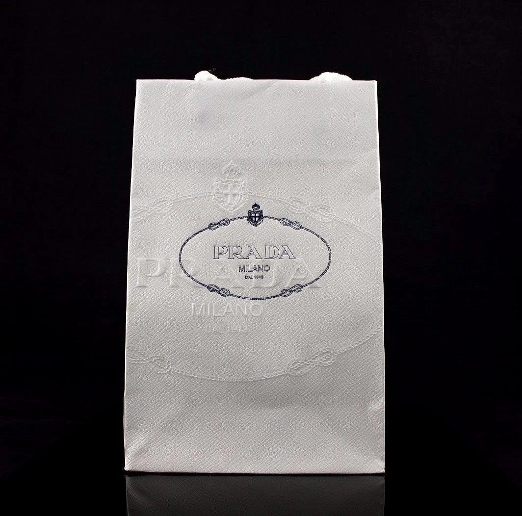 PRADA Milano Designer Gift Bag Wrap Shopping Accessory Packaging