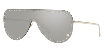 VERSACE Glam Medusa Gold Aviator Mirror Women Sunglasses VE2230B 12526G
