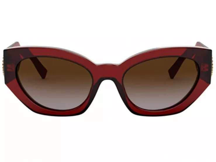 VERSACE Medusa Crystals Burgundy Gold Sunglasses Mod VE 4376B 388/13