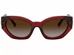 VERSACE Medusa Crystals Burgundy Gold Sunglasses Mod VE 4376B 388/13