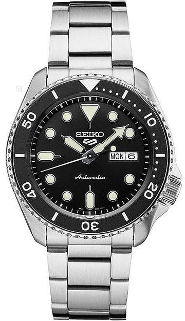 Seiko 5 Sports Automatic 42.5mm Black Dial Men's Watch SRPD55 K1