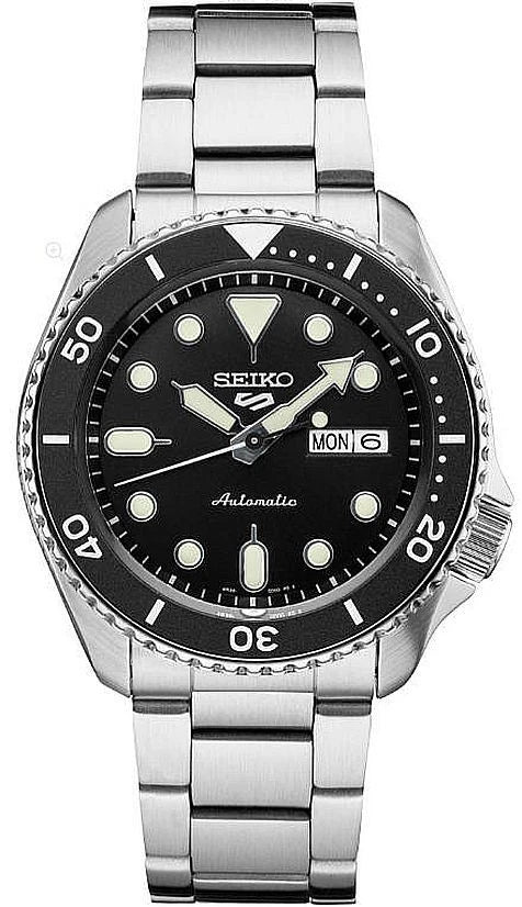 Seiko 5 Sports Automatic 42.5mm Black Dial Men's Watch SRPD55 K1