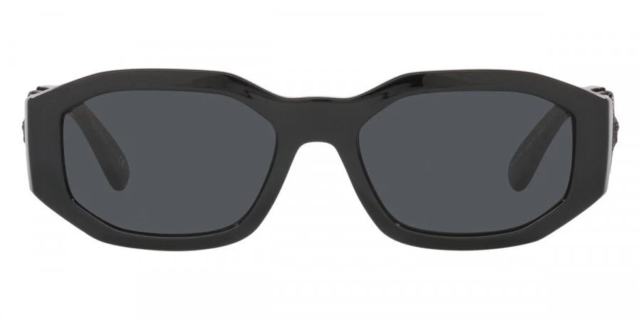 VERSACE BIGGIE Medusa Black Grey Sunglasses for Men and Women
