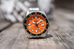 Seiko 5 Sports Automatic GMT Orange Dial 42.5mm SKX Men's Watch SSK005 K1