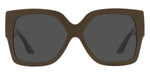Genuine VERSACE Brown Green Oversized Womens Sunglasses VE 4402 535087