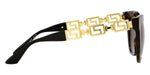 VERSACE Havana Brown Cat Eye Womens Asian Fit Sunglasses VE4394F 108/73