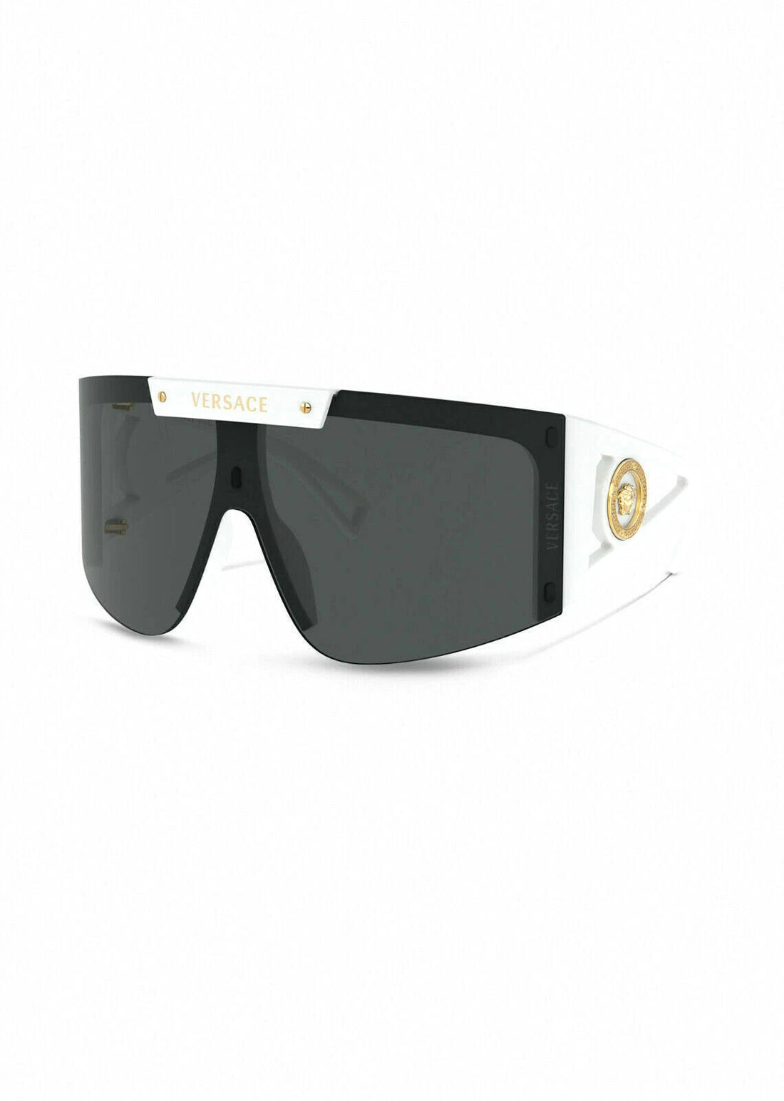 VERSACE Runway Medusa Icon Shield +3 Lens Sunglasses VE 4393 401/1W