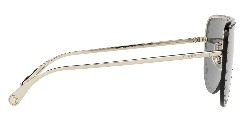 VERSACE Glam Medusa Dark Blue Pilot Women Sunglasses VE 2230B 125280