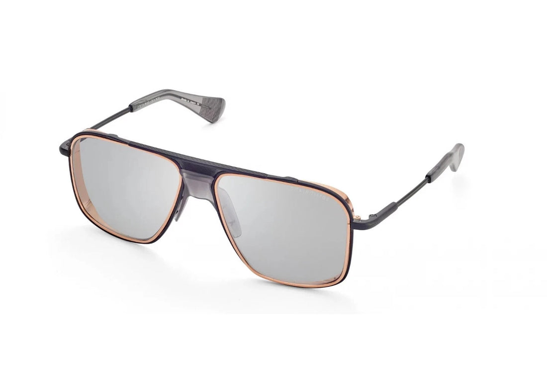 DITA INITIATOR Black Iron Gold Titanium Aviator Sunglasses DTS116-58-03