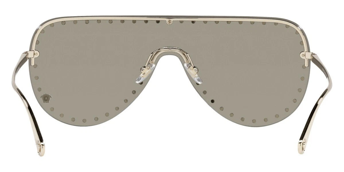 VERSACE Glam Medusa Gold Aviator Mirror Women Sunglasses VE2230B 12526G