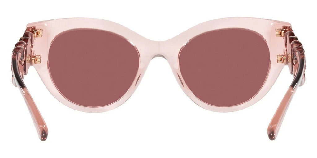 VERSACE Medusa Chain Transparent Pink Women Sunglasses VE4408 533969 52