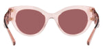 VERSACE Medusa Chain Transparent Pink Women Sunglasses VE4408 533969 52