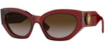 VERSACE Medusa Crystals Burgundy Gold Sunglasses Mod VE 4376B 388/13