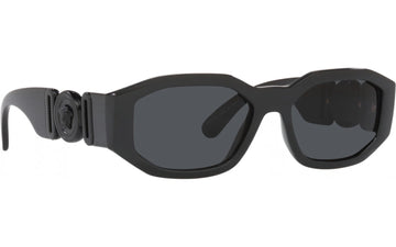 VERSACE BIGGIE Medusa Black Grey Sunglasses for Men and Women