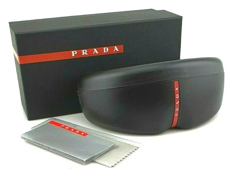PRADA Sport Black Shield Wrap Sunglasses SPS 02L PS 02LS 1AB1A1