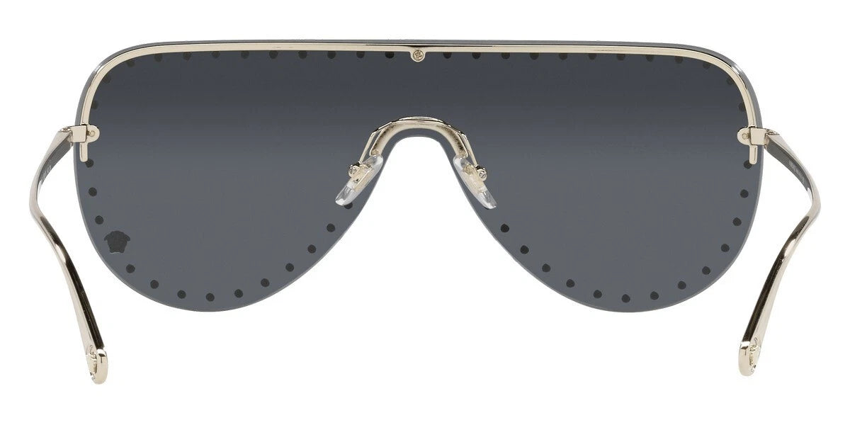 VERSACE Glam Medusa Dark Blue Pilot Women Sunglasses VE 2230B 125280