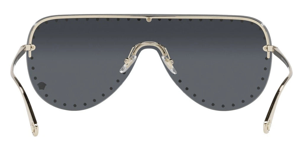 VERSACE Glam Medusa Dark Blue Pilot Women Sunglasses VE 2230B 125280