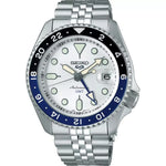 Seiko 5 Sports Automatic GMT 42.5mm White Dial SKX Men's Watch SSK033 K1