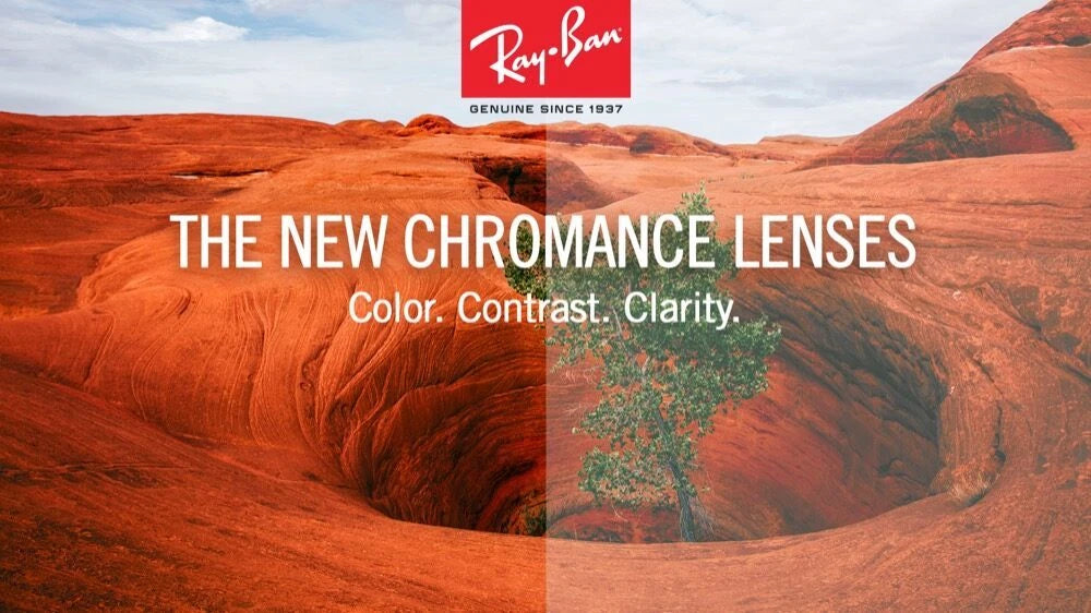 RAY-BAN CHROMANCE Polarized Tortoise Square Sunglasses RB4264 8946B