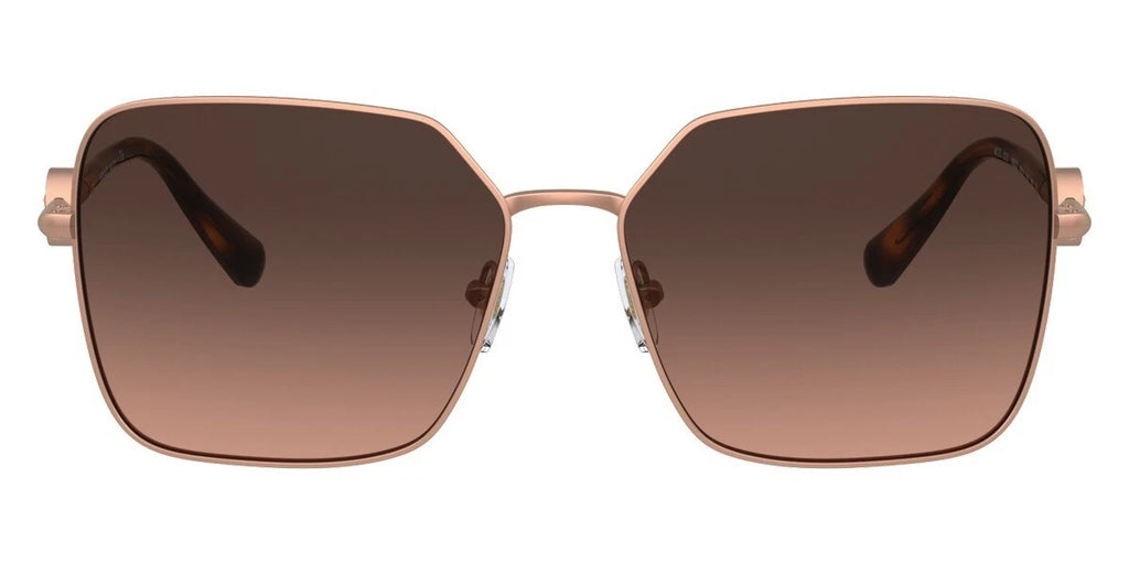 VERSACE Matte Pink Gold Square Metal Womens Sunglasses VE 2227 1466G9