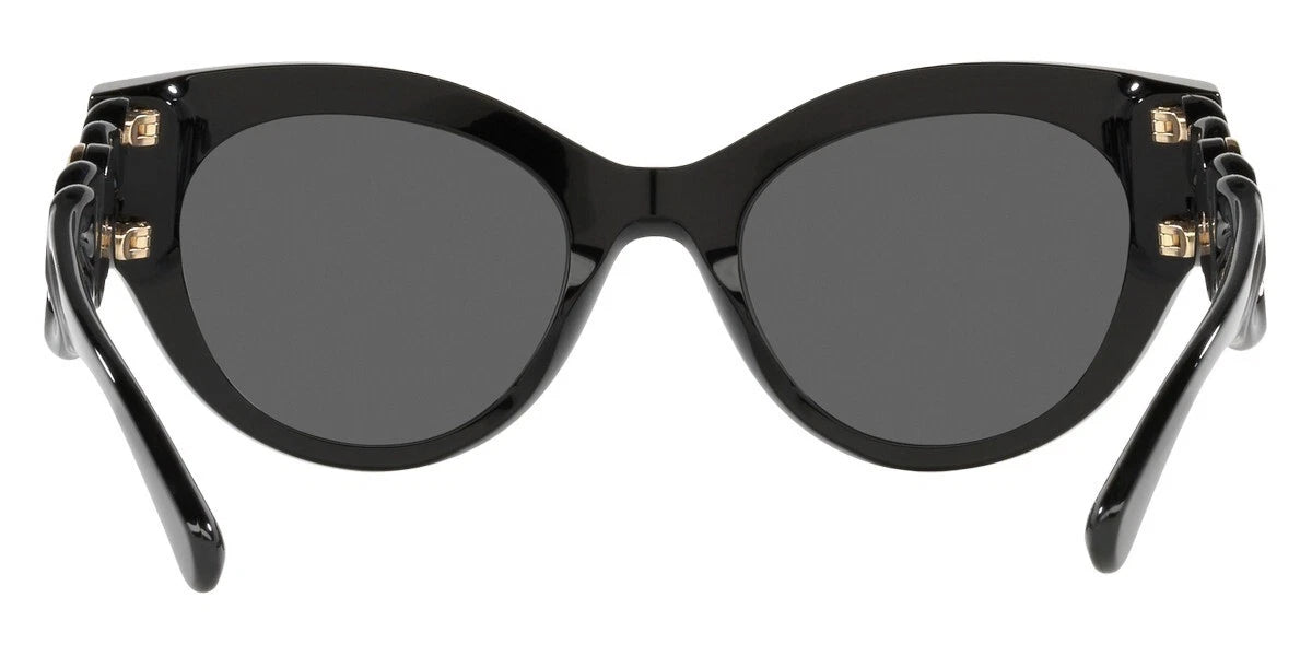 VERSACE Medusa Chain Phantos Black Women Designer Sunglasses VE 4408 GB1/87