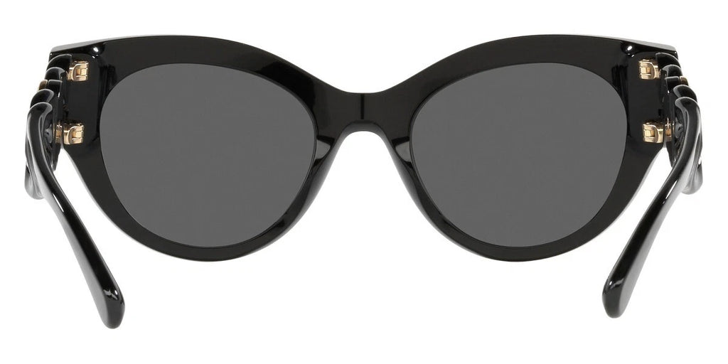 VERSACE Medusa Chain Phantos Black Women Designer Sunglasses VE 4408 GB1/87