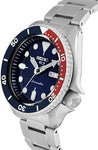 Seiko 5 Sports Automatic 42.5mm Pepsi Blue Red Dial Men's Watch SRPD53 K1