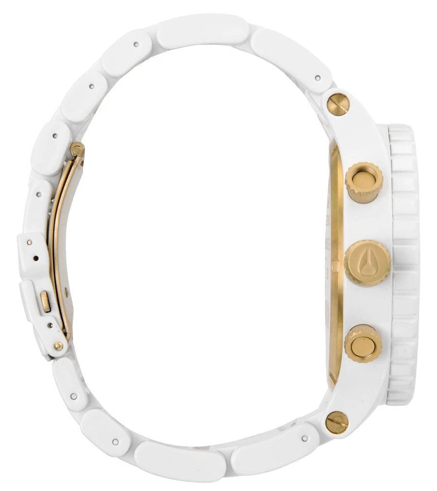 Nixon 51-30 Chrono White Gold 51mm Men's Watch A083-1035