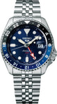 Seiko 5 Sports Automatic GMT Blue Dial Stainless Steel Men's Watch SSK003K1