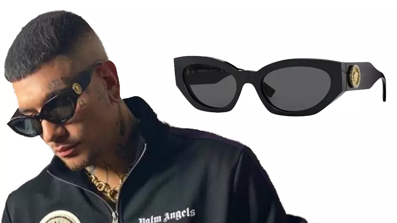 VERSACE Medusa Crystals Burgundy Gold Sunglasses Mod VE 4376B 388/13