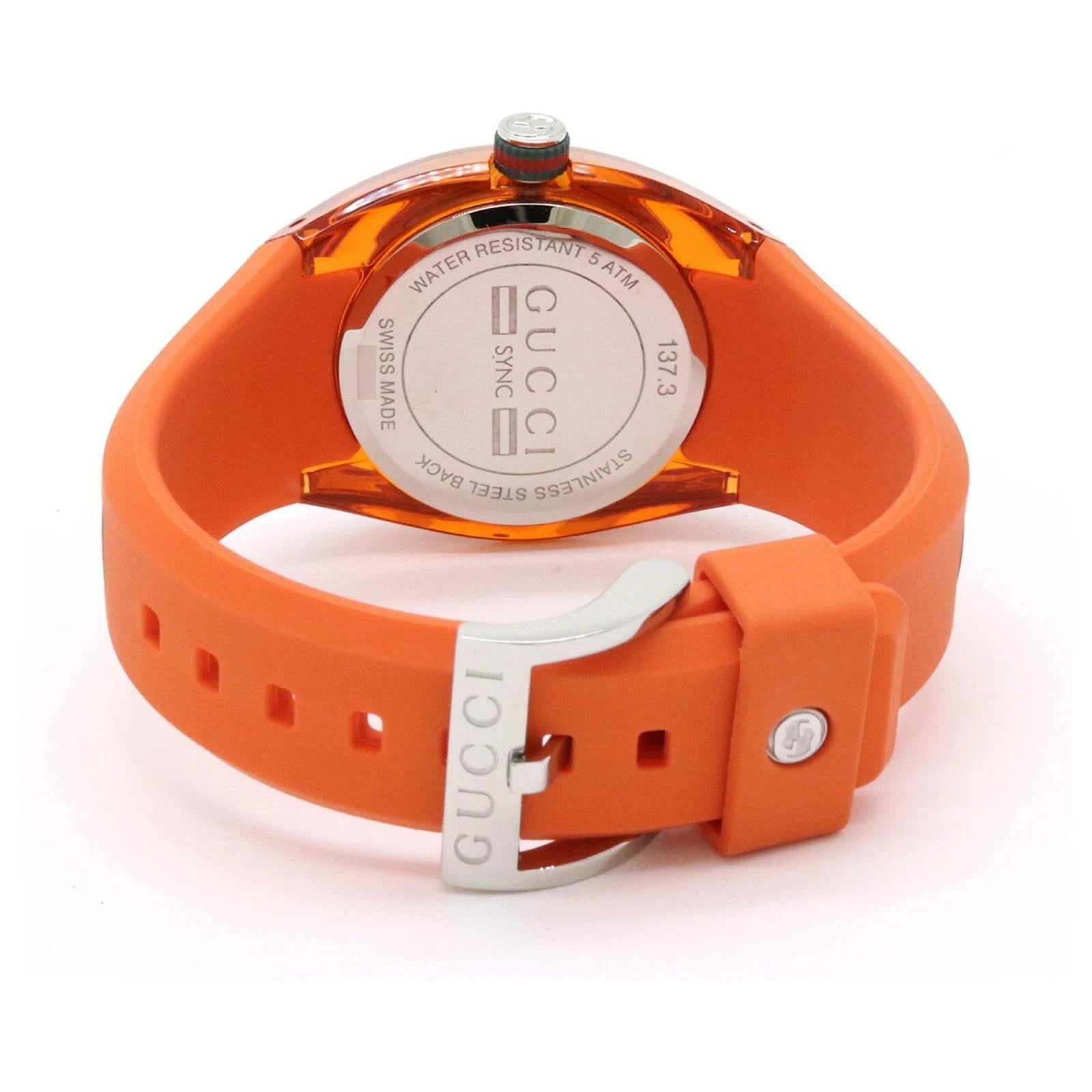 Gucci Sync XXL Replacement Silicone Rubber Watch Band Strap YA137