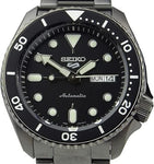Seiko 5 Sports Automatic 42.5mm Black Dial Steel Men's Watch SRPD65 K1
