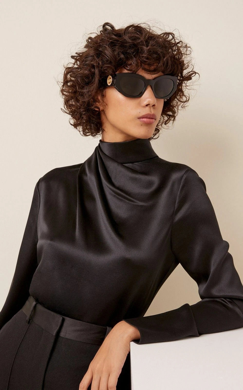 VERSACE Medusa Crystals Burgundy Gold Sunglasses Mod VE 4376B 388/13
