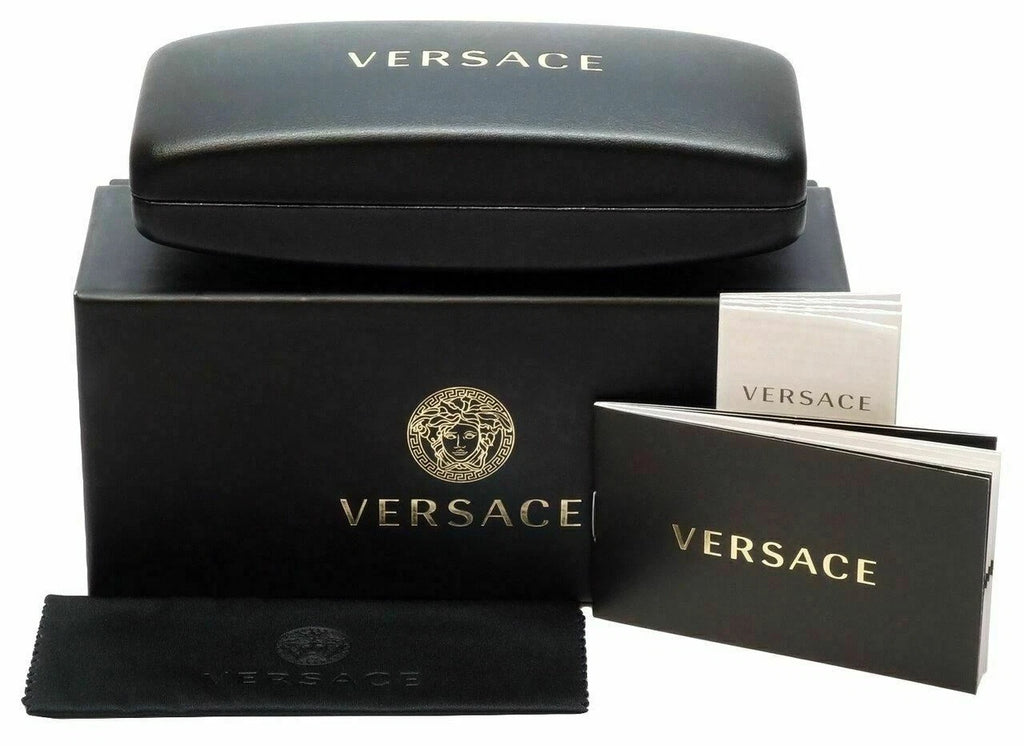 VERSACE Runway Aviator White Gold Metal Sunglasses VE 2150Q 134187