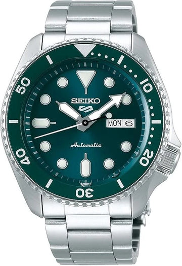 Seiko 5 Sports Automatic 42.5mm Green Dial Steel SKX Men's Watch SRPD61 K1