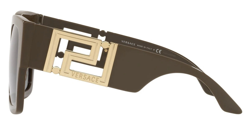 Genuine VERSACE Brown Green Oversized Womens Sunglasses VE 4402 535087