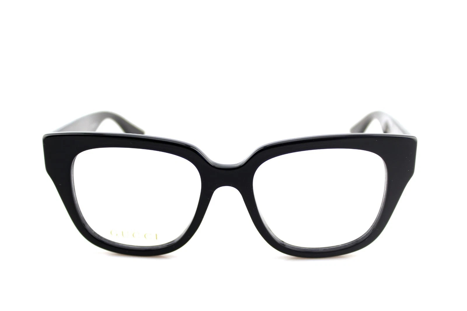 GUCCI Womens Glossy Black Eye Glasses Frame CatEye GG 0037O 001 37O