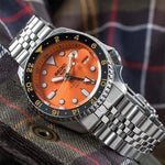 Seiko 5 Sports Automatic GMT Orange Dial 42.5mm SKX Men's Watch SSK005 K1