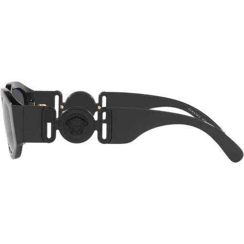 VERSACE BIGGIE Medusa Black Grey Sunglasses for Men and Women