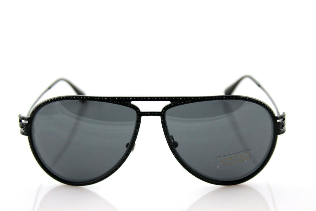 Versace Diamonte Crystal Unisex Sunglasses VE 2171B 1256 87 4