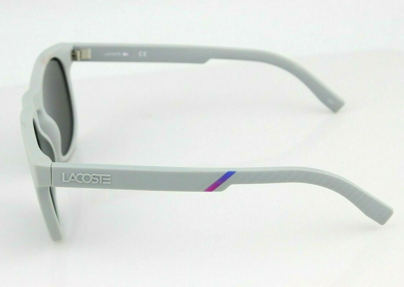 New Genuine LACOSTE SUNS Matte Grey Green Mirror Lens Sunglasses L868S 0035