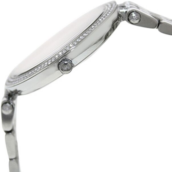 Michael Kors Darci Rose Dial Silver Tone Glitz Ladies Watch MK3218