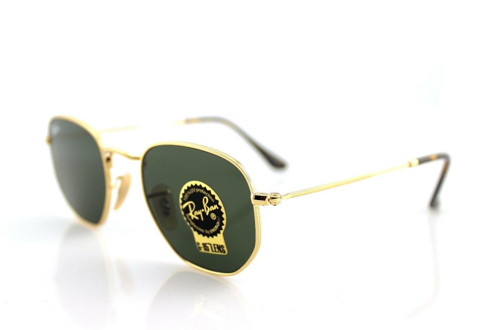 Ray-Ban Hexagonal Flat Lenses Unisex Sunglasses RB3548N 001 3