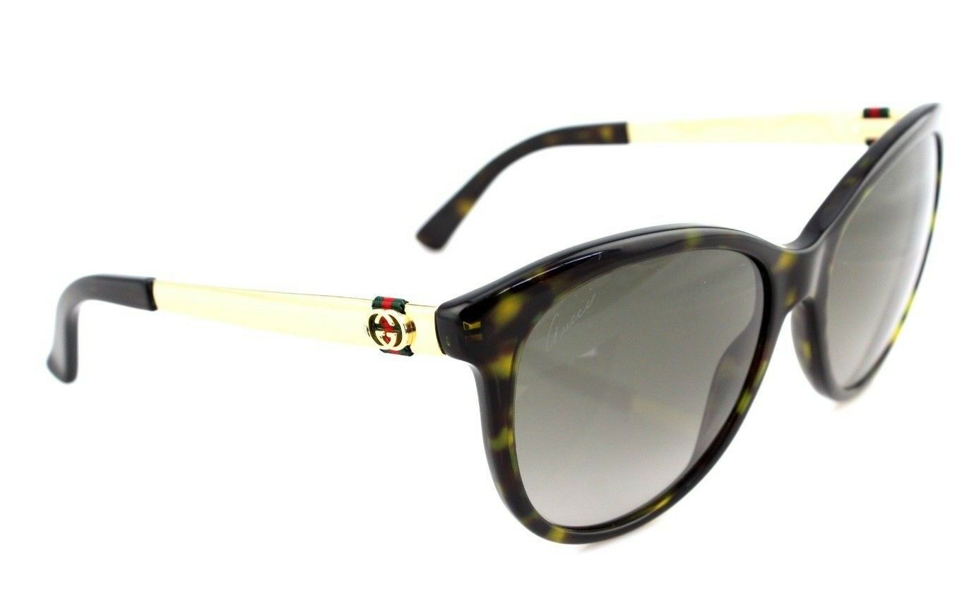 RARE NEW Genuine GUCCI Dark Havana Gold Brown Sunglasses GG 3784/S ANT HA
