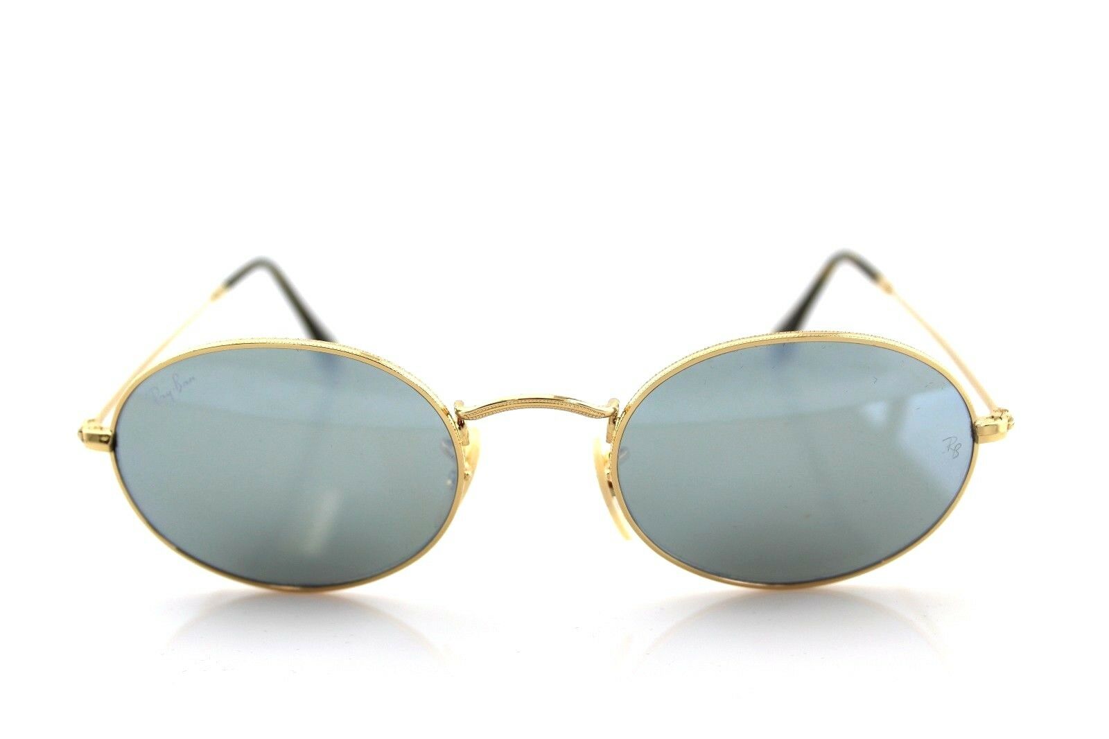 Ray-Ban Oval Flat Lenses Unisex Sunglasses RB 3547N 001/30 51 2